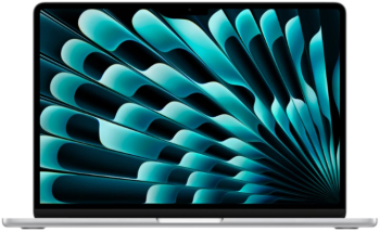 Apple MacBook Air 13, 10-core GPU), 13.6 inch, WQXGA, IPS Retina, 24GB RAM, 1TB SSD, layout INT, Manual RO, Mac OS, Argintiu - imagine 1