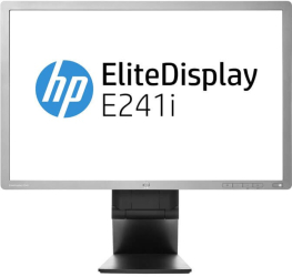 Monitor LED HP EliteDisplay E241I 24 inch 8ms GTG black-silver