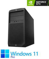 PC Gaming HP Z2 G4 Tower Hexa Core i7-8700 32GB GTX 1080 8GB Win 11 Pro