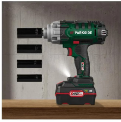 Masina de insurubat cu impact 20V Parkside cu acumulator si incarcator inclus