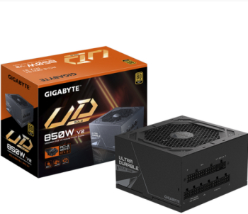 Sursa Gigabyte 850W 80+ Gold ATX 3.1 UD850GM PG5 V2 modulara negru