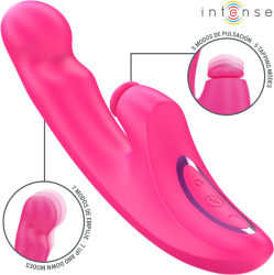 INTENSE - EMI VIBRATOR 13.5 CM MULTIFUNCTION 3 IN 1 10 VIBRATIONS PINK 