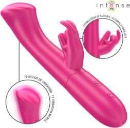 INTENSE - JULIETA RABBIT VIBRATOR 18.6 CM 10 VIBRATIONS PINK 