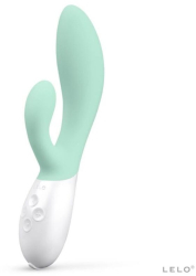 LELO - INA 3 GREEN RABBIT VIBRATOR LUXURY SEAWEED 