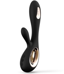 LELO - SORAYA WAVE VIBRATOR RABBIT BLACK 