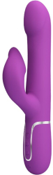 PRETTY LOVE - 4 IN 1 MULTIFUNCTION VIBRATOR & STIMULATOR PURPLE