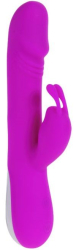 PRETTY LOVE - FLIRTATION ROBERT VIBRATOR WITH CLITORIS STIMULATOR 