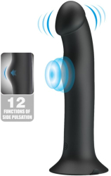 PRETTY LOVE - MURRAY VIBRATOR AND CLITORIS SUCKER BLACK 