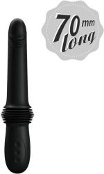 PRETTY LOVE - PAZUZU VIBRATOR 3 THRUST MODES BLACK 