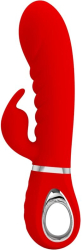 PRETTY LOVE - PRESCOTT MULTIFUNCTION G-SPOT VIBRATOR RED 