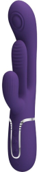 PRETTY LOVE - SHANIA TRIPLE RABBIT VIBRATOR MULTIFUNCTION PURPLE 