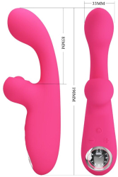 PRETTY LOVE - SKYLAR PINK STIMULATOR VIBRATOR 