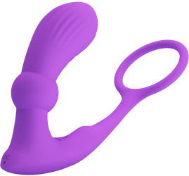 PRETTY LOVE - WARREN VIOLET ANAL RING & VIBRATOR 