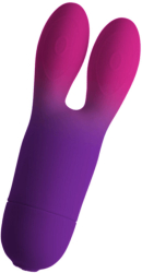 ROCKS- OFF - GLO-GIRL BUNNY PURPLE FLEXIBLE VIBRATOR 