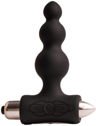 ROCKS- OFF - PETITE SENSATIONS BUBBLES ANAL PLUG VIBRATOR BLACK 