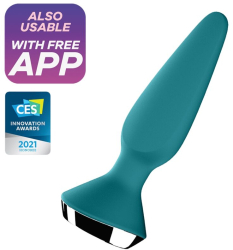 SATISFYER - PLUG ILICIOUS 1 PLUG VIBRATOR GREEN 