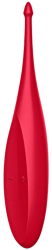 SATISFYER - TWIRLING FUN TIP VIBRATOR RED 