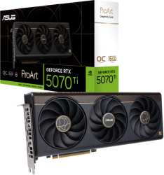 Placa video ASUS nVidia GeForce RTX 5070 Ti ProArt OC 16GB GDDR7 256 bit 