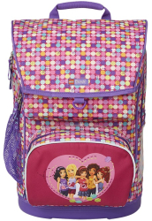 Ghiozdan Scoala Maxi + Sac Sport Lego Core Line - Design Friends Confetti