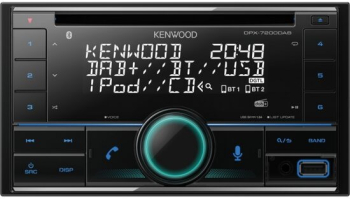 DPX-7200DAB 2DIN RADIO CU CD/USB/BLUETOOTH/DAB+ Kenwood MULTICOLOR