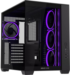 Carcasa Asus A32 PLUS TG ARGB Middle Tower Tempered glass Negru 