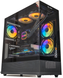 PC Gaming DiaxXa AMD Ryzen 5 7500X3D 32GB DDR5 SSD 1TB M.2 AMD Radeon RX 9060 XT 16GB GDDR6 128 bit calculatoare desktop