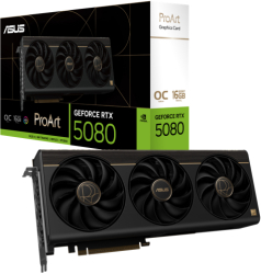 Placa video ASUS GeForce RTX 5080 ProART OC 16GB GDDR7 256-bit DLSS 4.0 placi video placa video