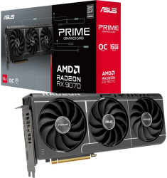 Placa video ASUS Radeon RX 9070 PRIME EVO OC 16GB GDDR6 256-bit placi video placa video