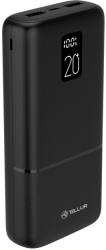 Baterie externa Tellur Boost Pro PD202 20000mAh 2xQC3.0 22.5W + PD 20W LCD display negru 