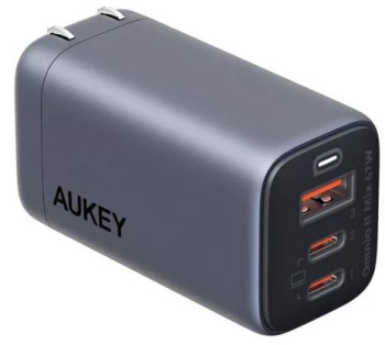 Incarcator universal Aukey PA-B6U VOLTAPEX II, 67W PD GAN, 2xUSB-C, 1xUSB-A