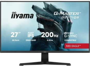 Iiyama 27" 200Hz IPS QHD (2560x1440) HDMI DisplayPort Boxe 0.5 negru - imagine 1