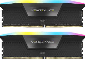 Kit Memorie Corsair Vengeance RGB Black Intel XMP 3.0 64GB DDR5-6000 MHz CL 40 Dual Channel memorii