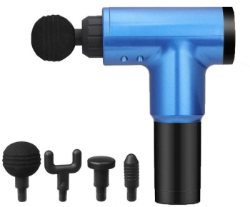 Aparat de Masaj Profesional cu 4 capete interschimbabile si 6 trepte de intensitate Neo&trade Professional Gun&reg pentru dureri muscul 