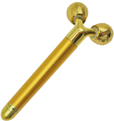 Aparat Masaj Facial Profesional 3D Shape 24K Gold Neo&trade Beauty Energy Efect de Lifting Facial si Revitalizare a Tenului Anti-Rid 