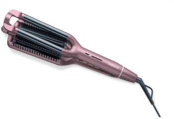 Presa retro pentru bucle Beurer HT 65 Placi ceramice Interval de temperatura 160-210 grade 2 grade de lucru Aur roz 