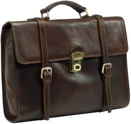 Servieta rucsac port laptop din piele naturala maro LS149B