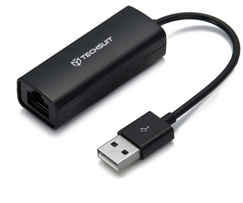 Adaptor USB Male la RJ45 LAN Port Female 100Mbps Techsuit AC19