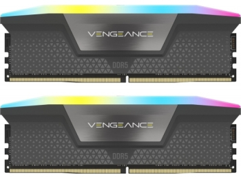 Kit Memorie Corsair Vengeance RGB Black Intel XMP 3.0 96GB DDR5-6600MHz CL32 Dual Channel 