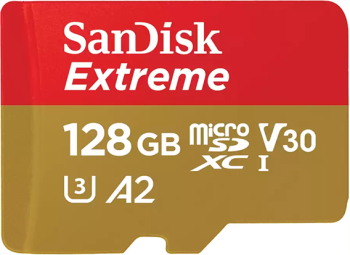 Card memorie SanDisk Extreme 128GB MicroSDXC UHS-I Class 10 