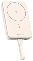 Powerbank UGREEN 10000mAh 20W Incarcare wireless Bej 