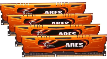 Kit Memorie G.Skill Ares Series Intel XMP 32GB DDR3-1600 Mhz CL10 Quad Channel memorii
