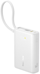 Baterie externa Baseus PicoGo 10000mAh incarcare rapida 45W cablu Type C inclus alb 