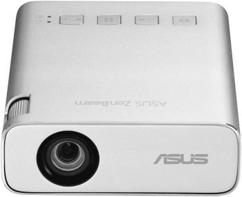 Videoproiector ASUS ZenBeam E1R DLP LED 30.000 ore WVGA 854 480 up to FHD 1920 1080 200 lumeni 500 1 WiFi dongle inclus Argintiu