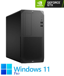 PC Gaming HP Z2 G5 Tower Octa Core i7-10700 1TB SSD GTX 1080 8GB Win 11 Pro 