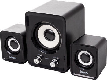 Boxe 2.1 Spacer SPB-807-BK alimentare USB negru