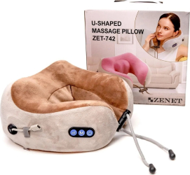 Perna de masaj ZENET ZET-742 Shiatsu - Relaxare pentru gat si umeri portabila USB pentru acasa birou si calatorii 