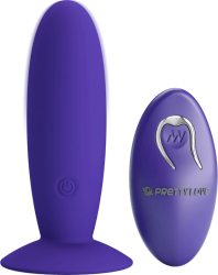 PRETTY LOVE - YOUTH PLUG ANAL VIBRATOR REMOTE CONTROL VIOLET 
