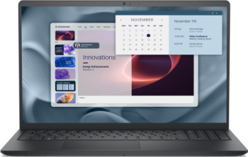 Laptop Dell Pro 15 Essential PV15250 Intel Core i5-1334U 15.6 inch RAM 16GB SSD 512GB Intel UHD Graphics Linux Carbon Black laptop laptopuri notebook ultrabook