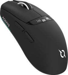 Mouse gaming wireless AQIRYS Nyx Bluetooth 5.0/USB 12000 DPI charging dock magnetic pentru incarcare Negru