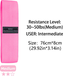 Benzi elastice din material pentru fesieri solduri si coapse &mdash antrenament squat yoga stretching fitness ZD03-Medium 